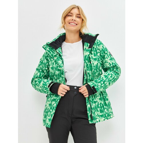 женская горнолыжные куртка forcelab, зеленая