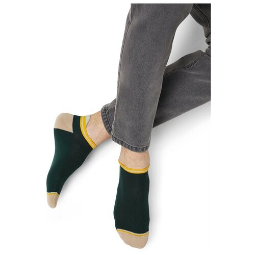 мужские носки omsa, зеленые