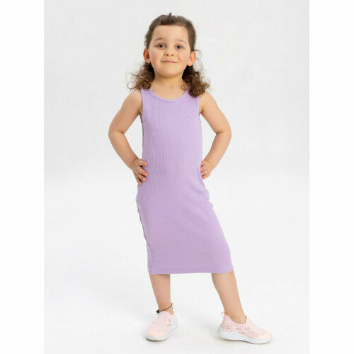 платье без рукавов котмаркот для девочки, фиолетовое