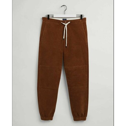 мужские брюки джоггеры gant, коричневые