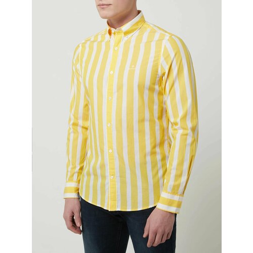 мужская рубашка gant, желтая