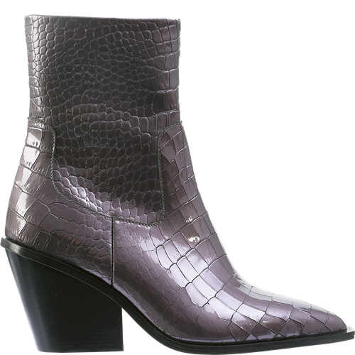 женские ботинки hogl, серебряные
