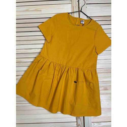 повседневные платье mini maxi для девочки, желтое