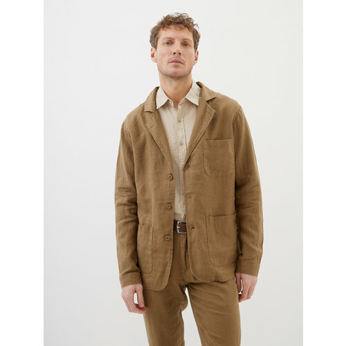 мужской пиджак mossmore, коричневый