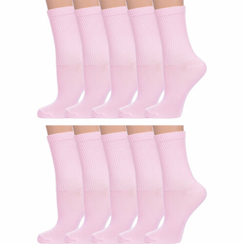 женские носки борисоглебский трикотаж, розовые