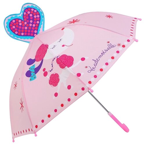 зонт mary poppins для девочки, розовый