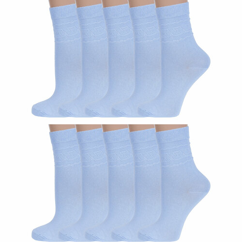 женские носки rusocks, голубые