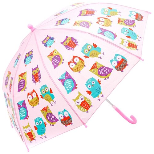 зонт-трости mary poppins для девочки, розовый