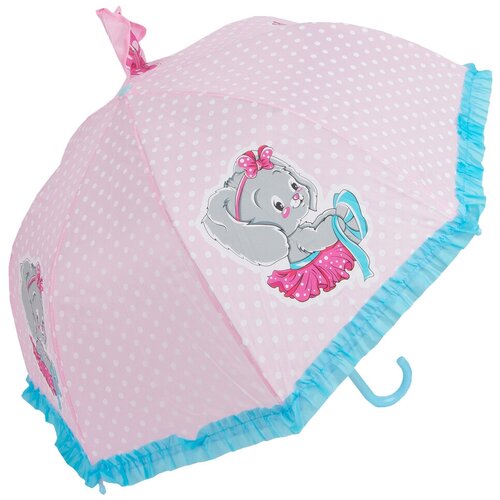 зонт-трости mary poppins для девочки, розовый