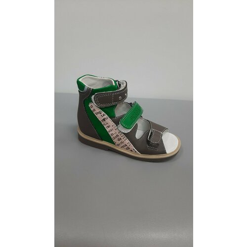 сандалии орто-обувь для мальчика, зеленые