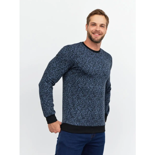 мужской свитер удлиненные miki, синий