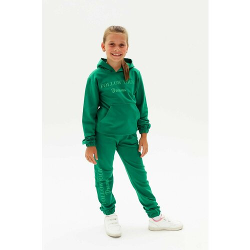 спортивный костюм superkinder для девочки, зеленый