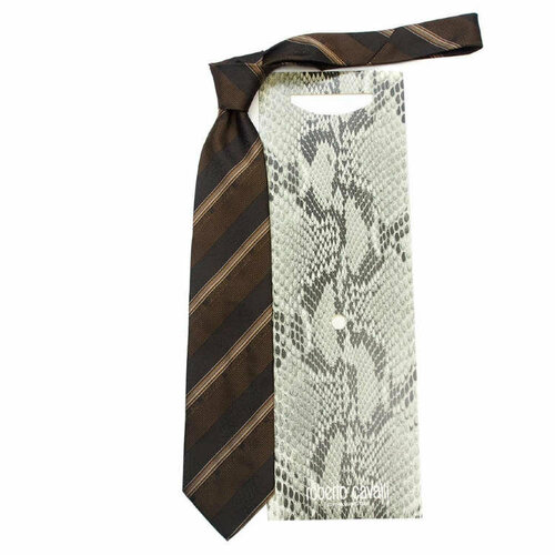 мужские галстуки и бабочки roberto cavalli, коричневые