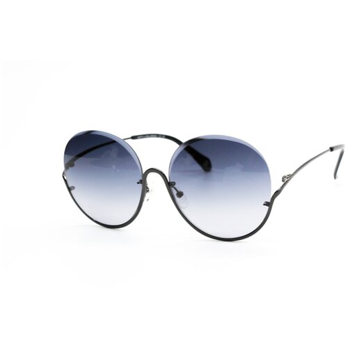 женские круглые солнцезащитные очки st. louise, черные