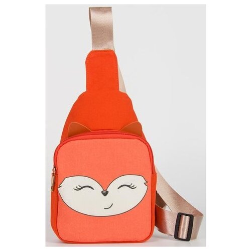 сумка через плечо nazamok kids для девочки, оранжевая