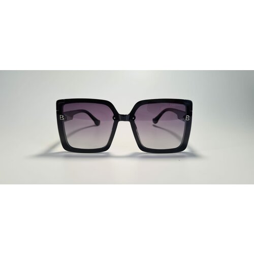 женские квадратные солнцезащитные очки noname, черные