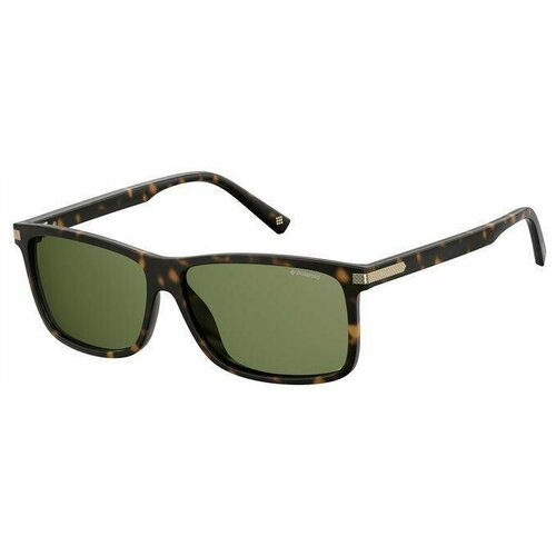 мужские солнцезащитные очки polaroid, коричневые