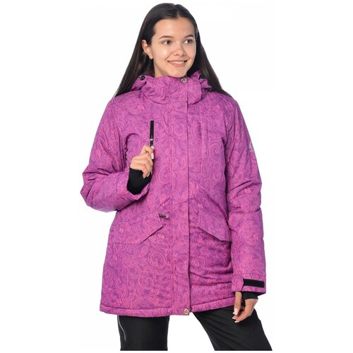 женская горнолыжные куртка azimuth, розовая