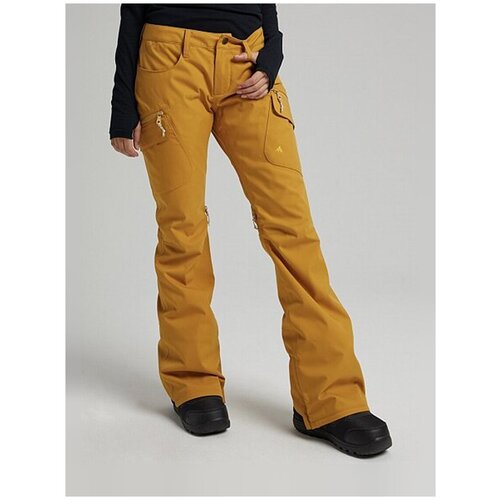 женские сноубордические брюки burton, оранжевые