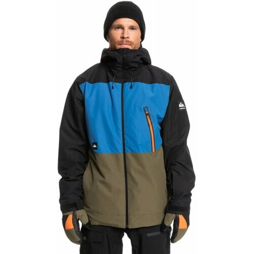 мужская сноубордические куртка quiksilver, черная