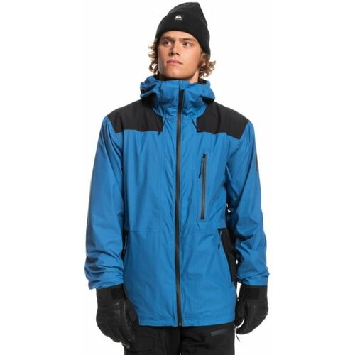 мужская сноубордические куртка quiksilver, синяя