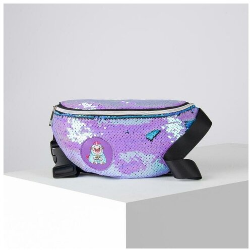 женская кожаные сумка rusexpress, фиолетовая