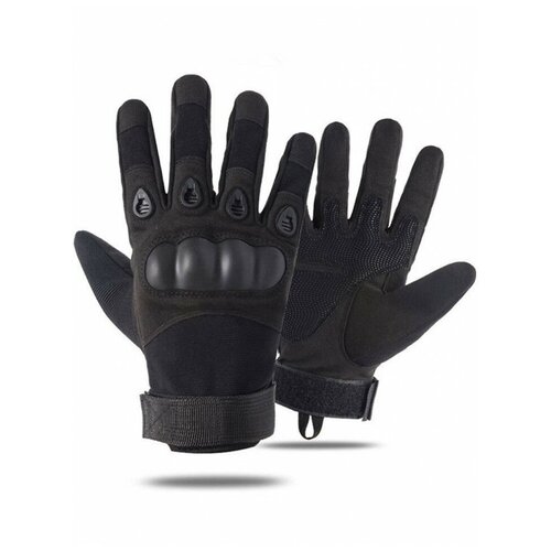 мужские кожаные перчатки snoburg, черные