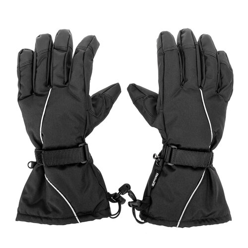 мужские кожаные перчатки helios, черные