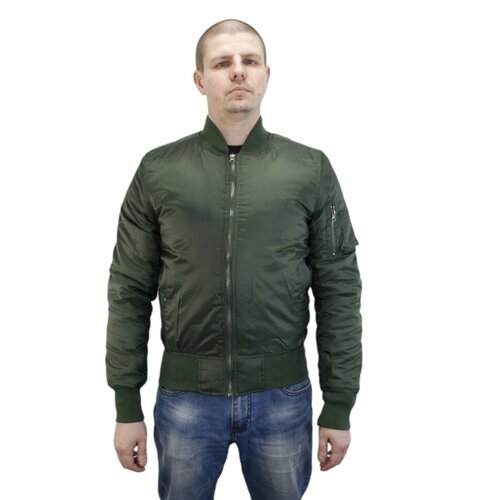 мужская куртка бомбер surplus, зеленая