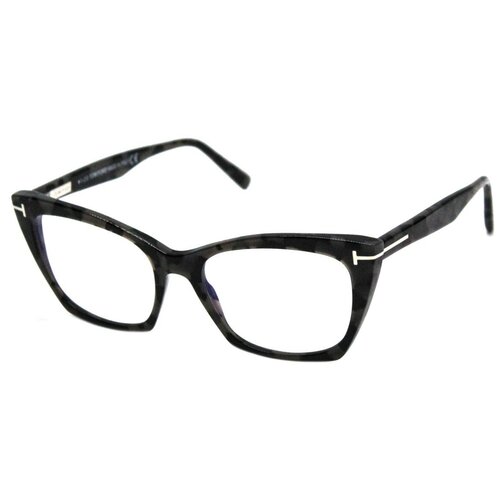 женские солнцезащитные очки кошачьи глаза tom ford, серые