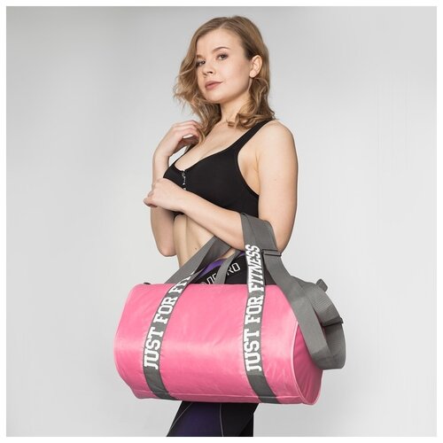 женская дорожные сумка сима-ленд, розовая
