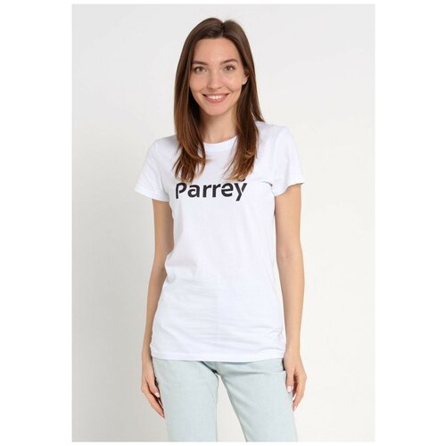женская футболка parrey, белая