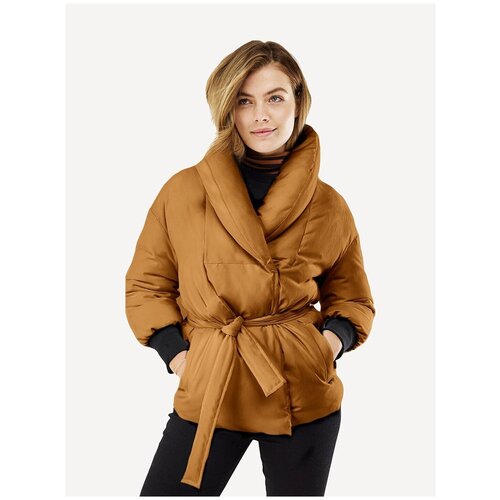 женская куртка mexx, коричневая