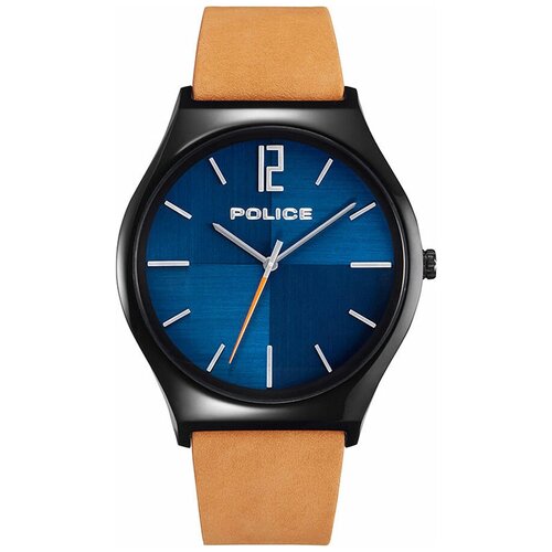 мужские часы police, коричневые