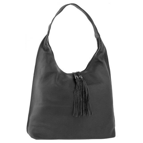 женская кожаные сумка lemoor, черная