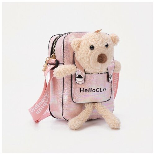 кожаные сумка сима-ленд для девочки, розовая