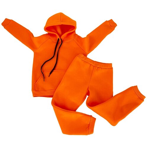 спортивный костюм стеша для мальчика, оранжевый