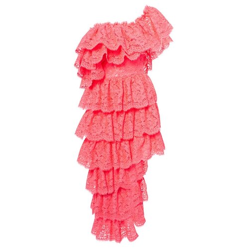 женское кружевные платье kalmanovich, розовое