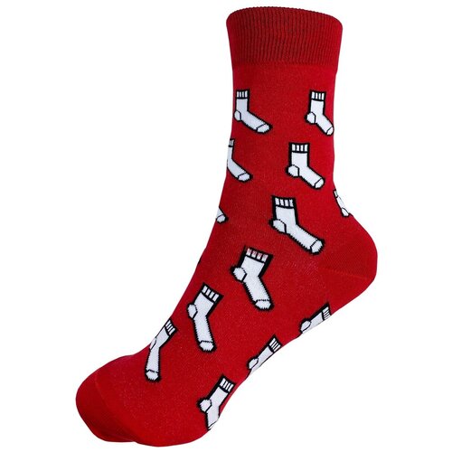 мужские носки no more socks, красные