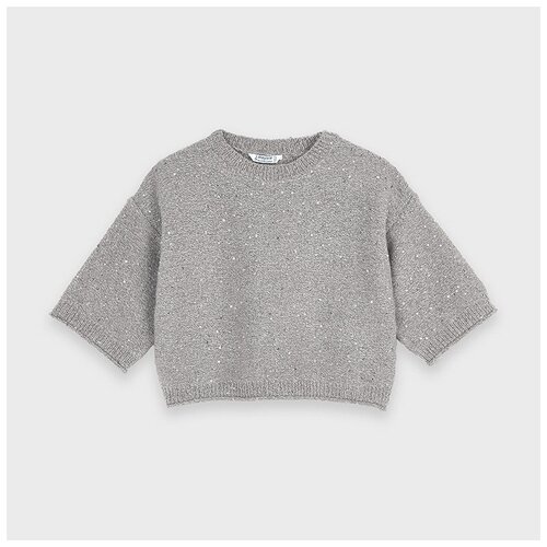 пуловер mayoral для девочки, серый