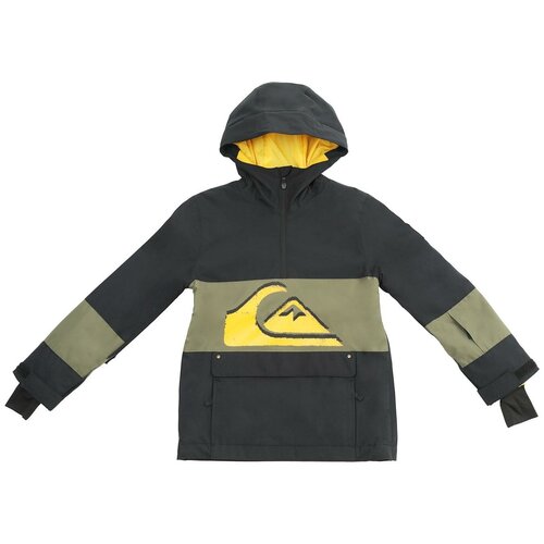 сноубордические куртка quiksilver для мальчика, черная