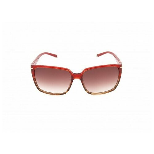 женские квадратные солнцезащитные очки ana hickmann, красные