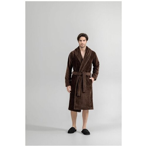 мужской халат togas, коричневый