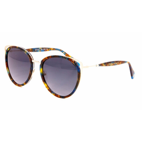 женские солнцезащитные очки кошачьи глаза enni marco, коричневые
