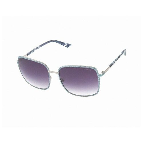 женские солнцезащитные очки guess, серебряные