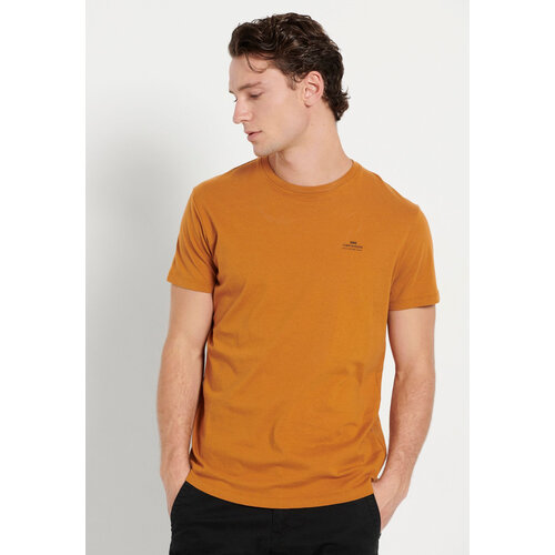 мужская футболка с коротким рукавом funky buddha, оранжевая