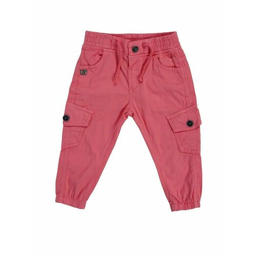 классические брюки superkinder для девочки, красные
