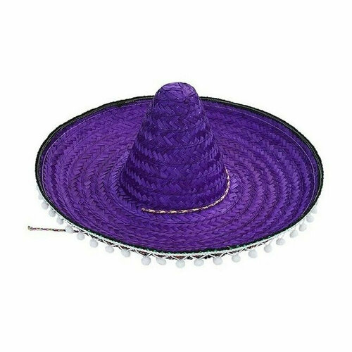 шляпа маскапати, фиолетовая