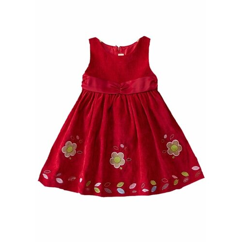 нарядные платье quqi для девочки, красное