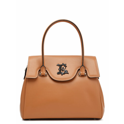 женская кожаные сумка eleganzza, оранжевая